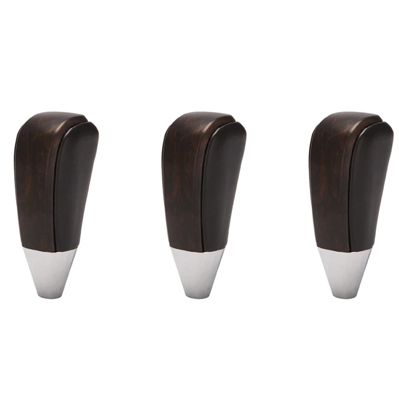 3X Car Automatic Gear Shift Knob Shifter Lever Dark Wood For Toyota Land Cruiser LC200 2008 - 2020