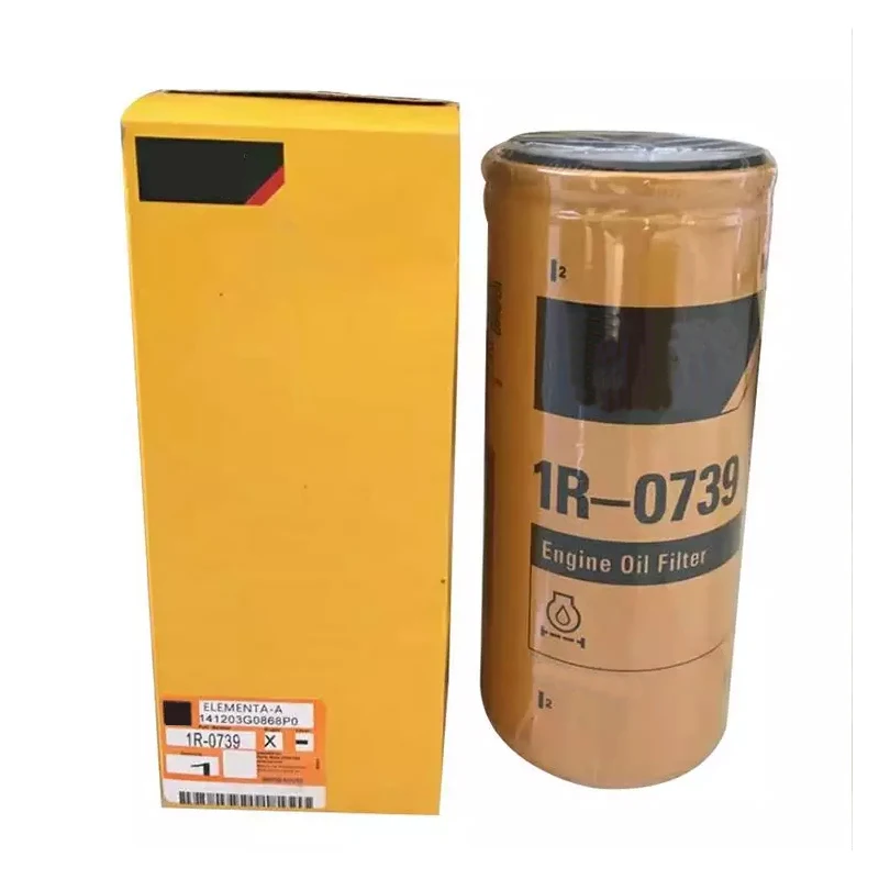 1R0739 Good Man factory Excavator E320D E323D Cat Oil Filter