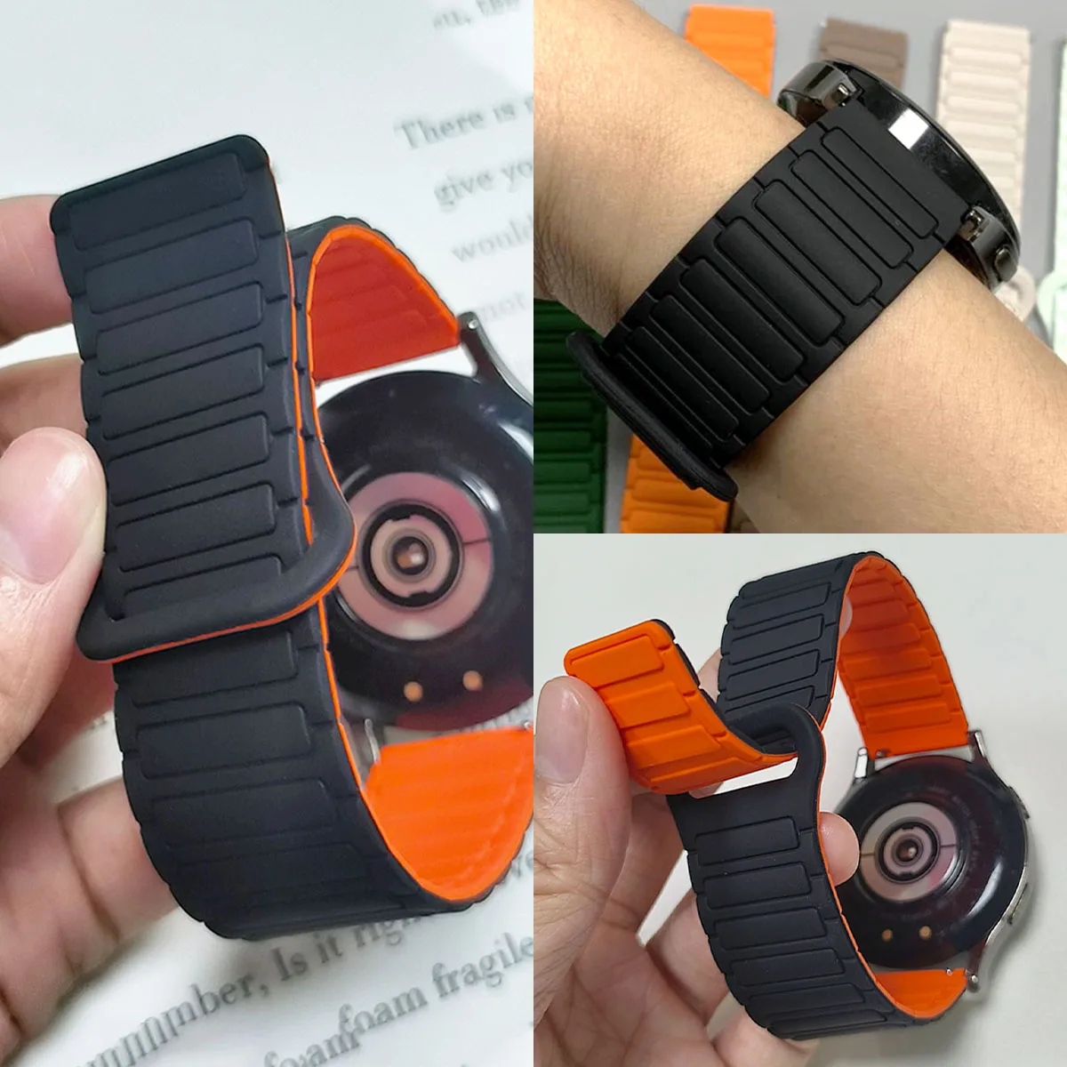 Bracelet magnétique en Silicone, 20/22mm, pour Amazfit Cheetah 2 Ultra/Cheetah 2Pro, 48mm, pour BIP 6 5 UNITY BALANCE2 GTR 4 3 2