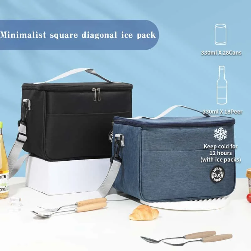Bolsa Térmica 2026 para Atividades ao Ar Livre, Bolsa de Armazenamento para Piquenique, Lancheira para Trabalho, Lancheira de Ombro Único, Bolsa de Piquenique para Exterior