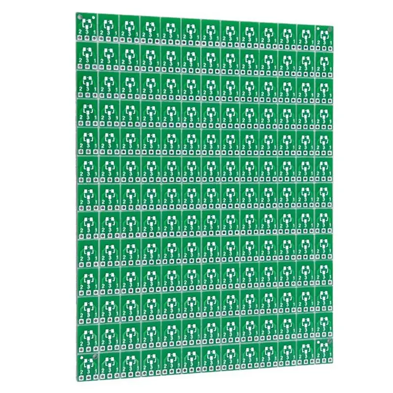 A33T SOT23-3 to SIP3 Adapter, SMD Turn to DIP SIP3 Converter, IC Socket PCB Board DIY Kit 100Pcs, 2.54mm Pitch, FR-4