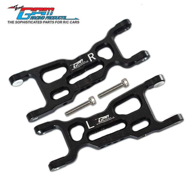Brazos inferiores delanteros de aluminio GPM para LOSI 1/18 Mini-T 2.0 1/16 Mini-B