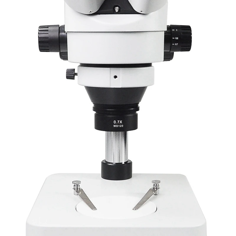 AA46 WD165 0.5X 0.7X WD120 Microscope Glass Lens Barlow Lens Mounting Thread Microscopio Camera Objective Lens