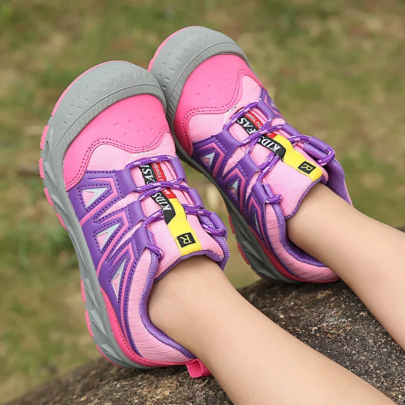 Summer Children Sports Shoes Fashion Sneakers Teenage Hiking Shoes Outdoor Trekking Shoes for Boys & Girls Tenis Infantil Menino