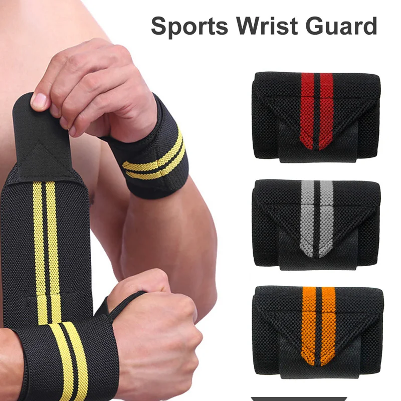 1PC Adjustable Wrist Straps Elastic Wristband and Wrist Fixers of Athletes Powerlifting Wrist Straps Men Women