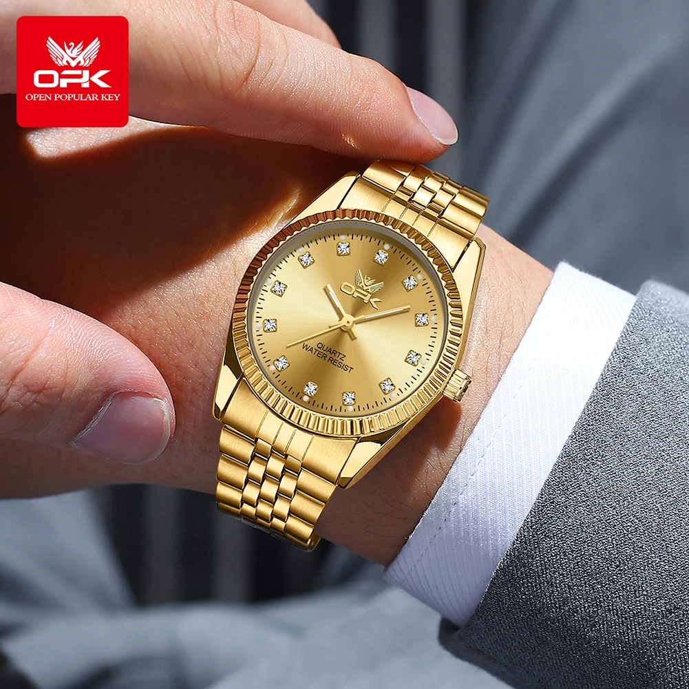 Men's Zircon Scale Waterproof Automatic Watch