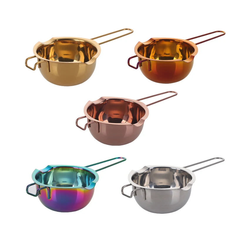 Multifunctional Stainless Steel Water Bath Pot Chocolate Butter Melting Heating Pot Bowl Baking Heating Container Kitchen Tools