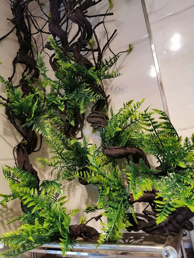 1.75 Meter Artificial Vine Green Leaf Simulation Rose Rattan Plant Branch Decoration Office DIY Rattan
