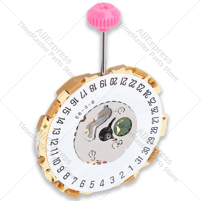 Запасные части для кварцевого механизма Miyota 9U13, дата в положении 3, 6, прочные аксессуары для ремонта часов с тремя стрелками