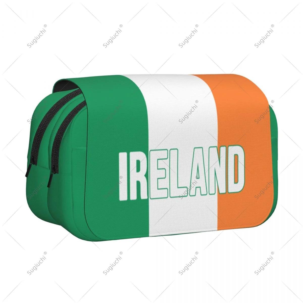 

Пенал, сумки для ножниц, 3D флаг Ирландии, двухслойная ткань Оксфорд, канцелярские принадлежности, коробка для ручек, чехол