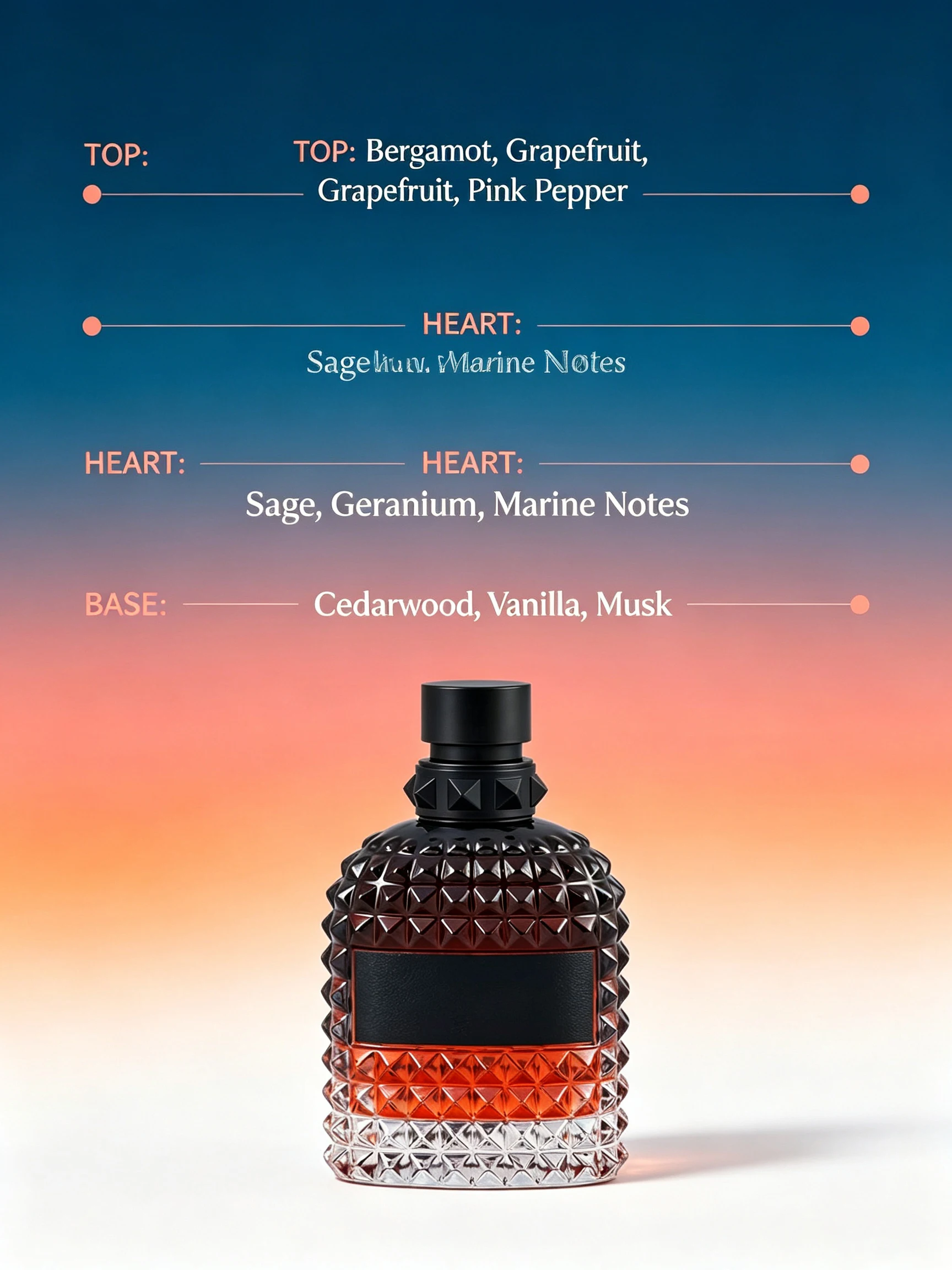 Men Fashion Elegant - Perfume Masculino Eau de Toilette 100ml