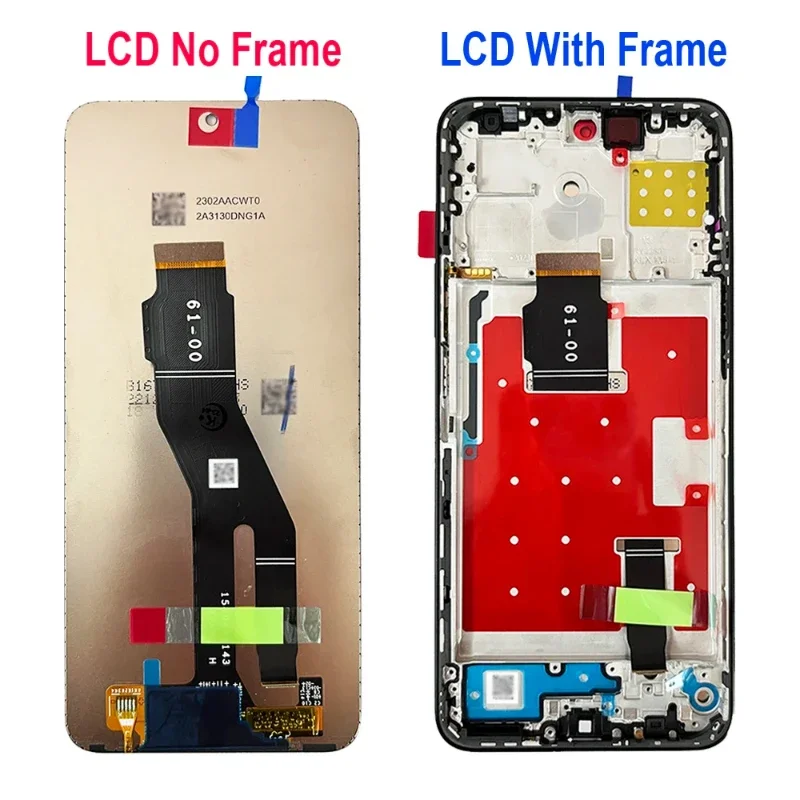 IPS 6.7'' For Huawei Honor X8a CRT-LX1 CRT-LX2 CRT-LX3 LCD Display Touch Screen Digitizer Assembly Parts