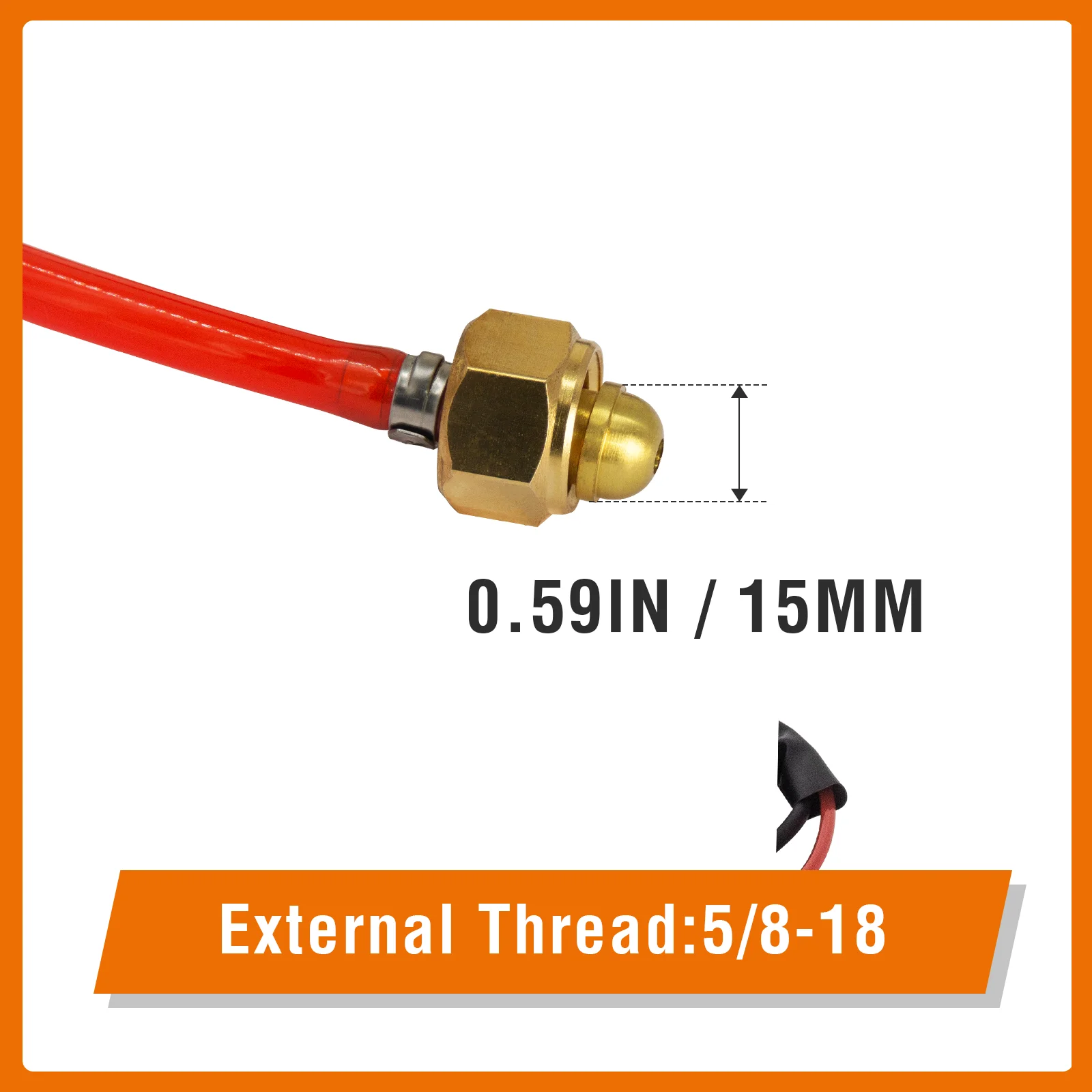 FEMEROL TIG Welding Torch with Flexible Head WP-17V Argon Air Cooled Lift 150Amp 10-25mm/35-50mm Connector TlG Welding Gun
