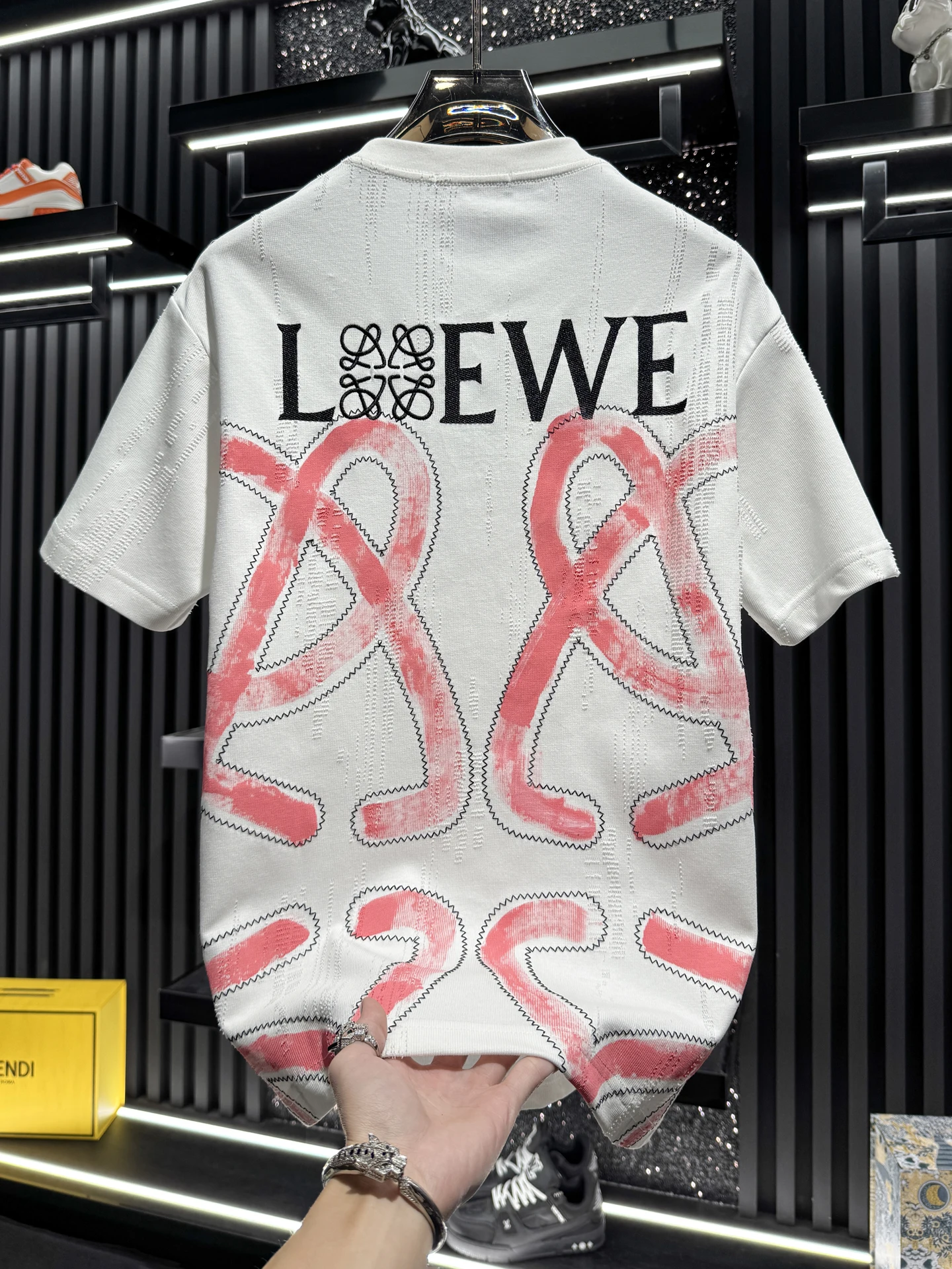 

Мужская футболка Ele с вышивкой и принтом, свободного кроя, в уличном стиле, из смеси хлопка и полиэстера, дышащая, летняя