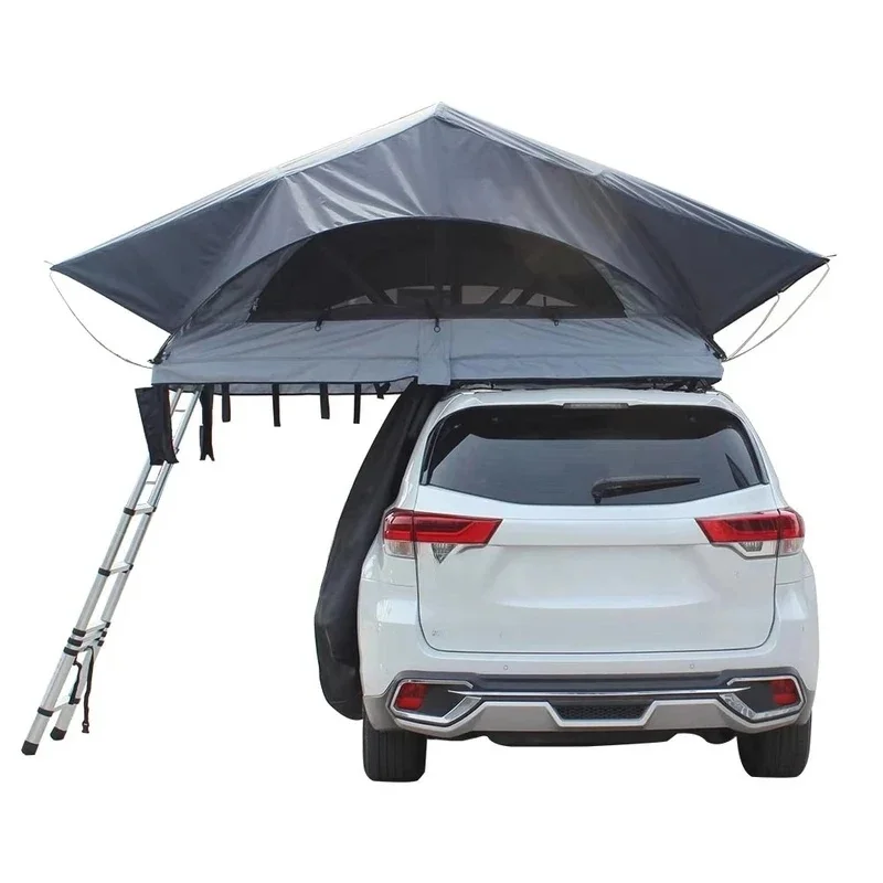High Quality Extended Soft Folding Rooftop Tent 4x4 SUV Pickup Truck Family Outdoor Camping