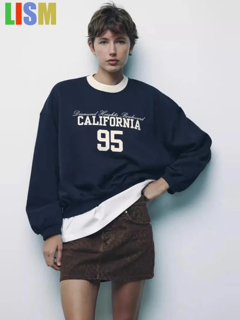 

LISM women's winter clothes y2k hoodies sweatshirt 2025 Printed Casual designer clothing Sweatshirts for women