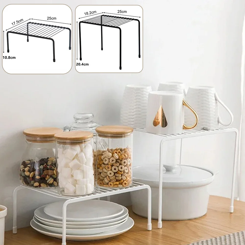 

Iron Kitchen Storage Rack Closet Shelf Dish Drying Rack Spice Jars Holder Seasoning Bottles Shelves Spice Rack Kitchen Organizer