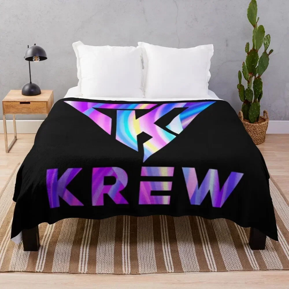 

Funneh And The Krew T-ShirtKrew Logo Fresh Throw Blanket warm winter Luxury Thicken Beach Tourist Blankets