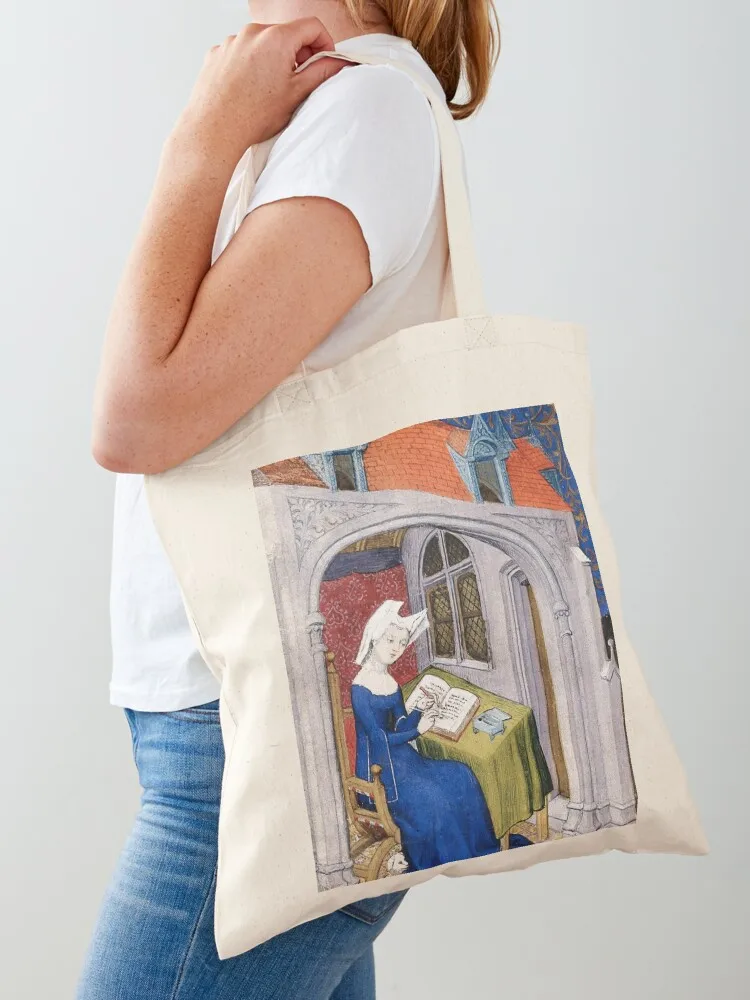

Christine de Pizan Tote Bag tote bag shopper bags Canvas shoulder bag tote university