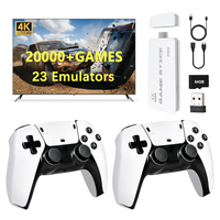 M15 4K TV Game Stick Retro Handheld Console: 64GB/128GB, 20,000/40,000 Games Built - in, with Wireless Gamepad