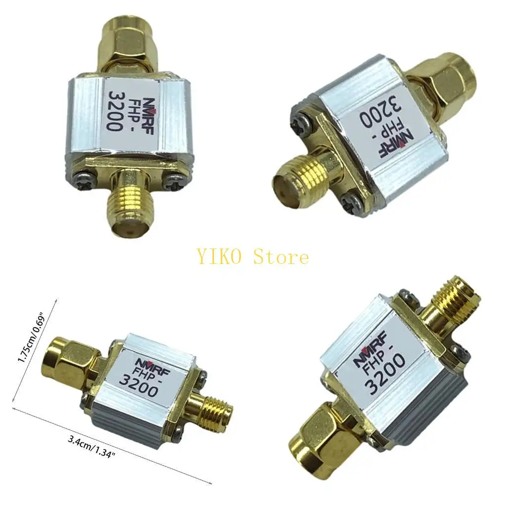 

K32C Коаксиальный полосовой радиочастотный полосовой фильтр K32C 3200 МГц, полосовой фильтр высоких частот интерфейс SMA