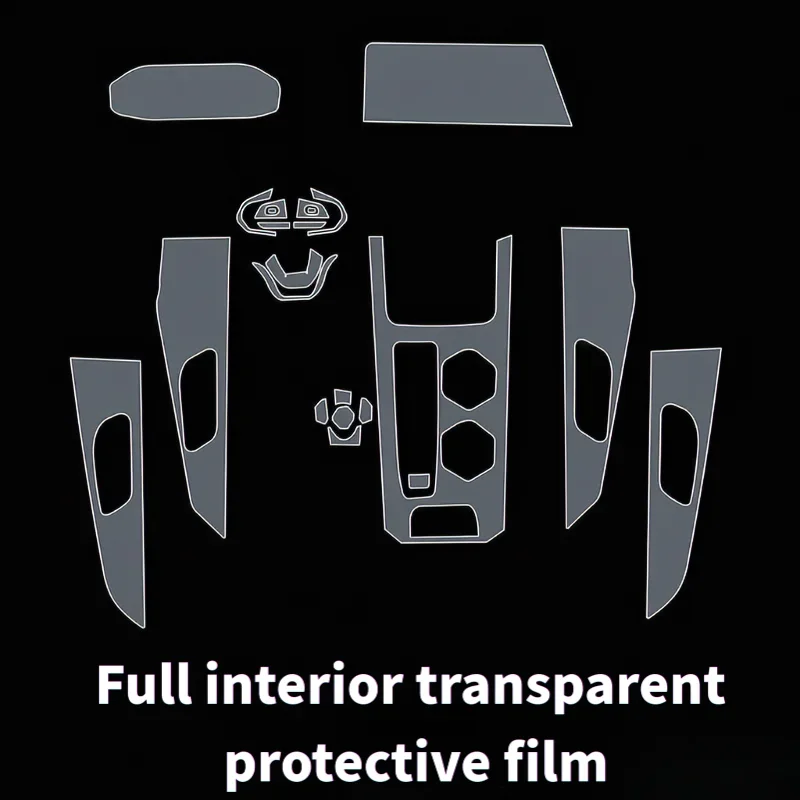 For 2022-2026 Changan CS55 Plus dedicated modification interior steering wheel instrument screen TPU protective film