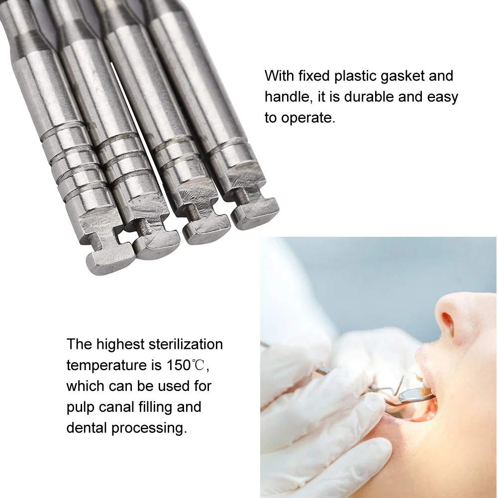 4 ชิ้น/เซ็ตผสมทันตกรรมโรตารีผู้ให้บริการ 21/25 มม # 25-40 เอ็นโดดอนต์ Root Canal Spiral Filler Lentulo บรรจุเครื่องมือทันตกรรม