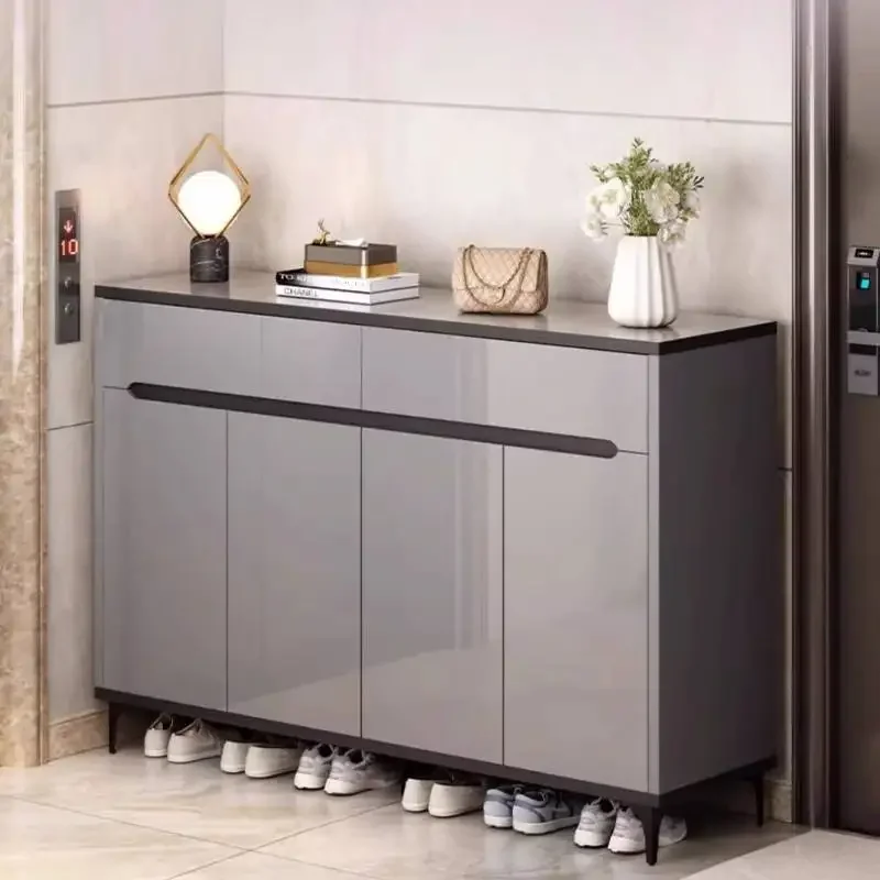 

Modern Multifunctional Shoe Cabinet Storage Luxury Drawer Narrow Shoe Cabinet Filing Wooden Scarpiera Salvaspazii Furniture Home
