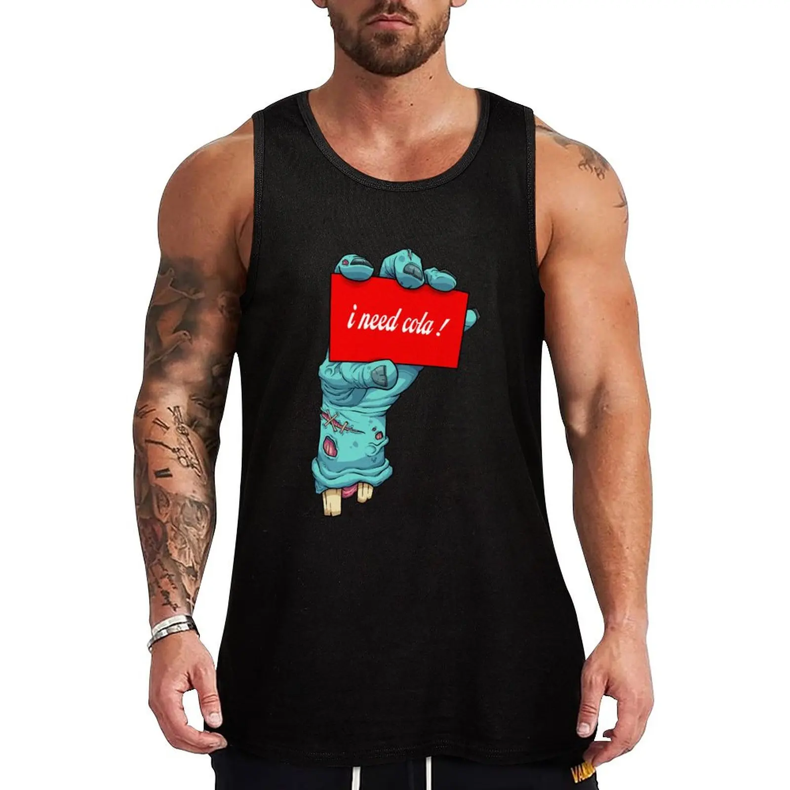 A lover of cola Tank Top Work Outdoor Tank Top Heavy Duty Sleeveless Shirt
