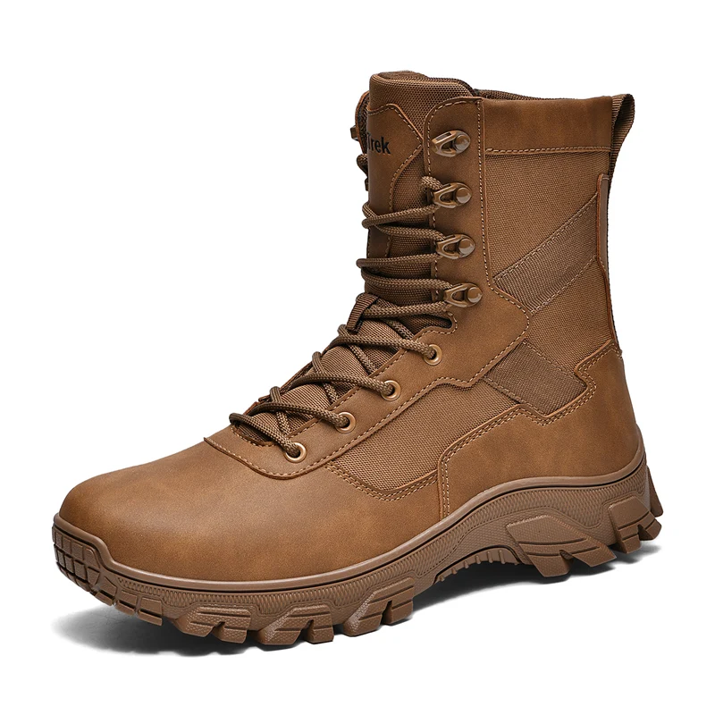 

Hiking Shoes Men Outdoor Thick-soled Camouflage High-top Boots Men Anti-slip Lace-up Casual Sports Shoes Men Ankle Boots