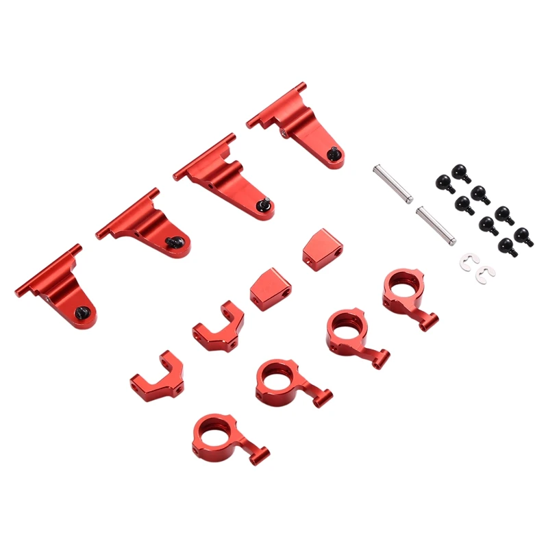 

【Flash Sale】For MX5 NXS RC Car Metal Steering Cup Upper Lower Swing Arm Set Shock Tower Bracket Body Post Upgrade Parts