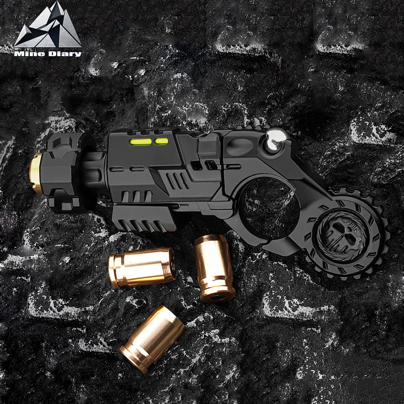 Mainan Fidget EDC Pistol Agen Logam Baru Mainan Fidget Menembak Menyenangkan Mainan Penghilang Stres & Relaksasi Gadget Santai Kantor