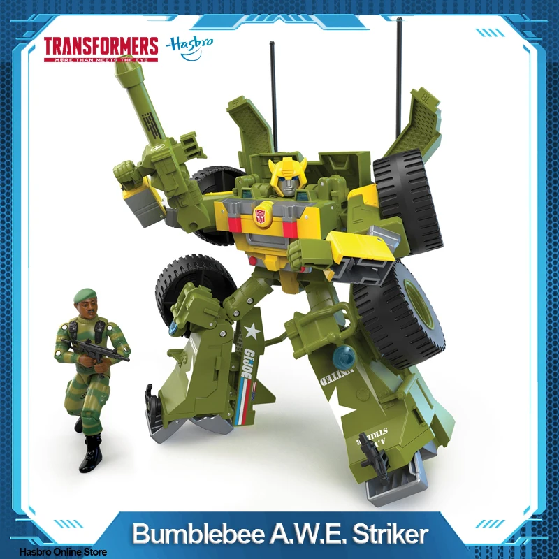 

Hasbro Transformers Generations Collaborative: G.I. Joe Mash-Up Bumblebee A.W.E. Striker Action Figure for Birthday Gift F3985