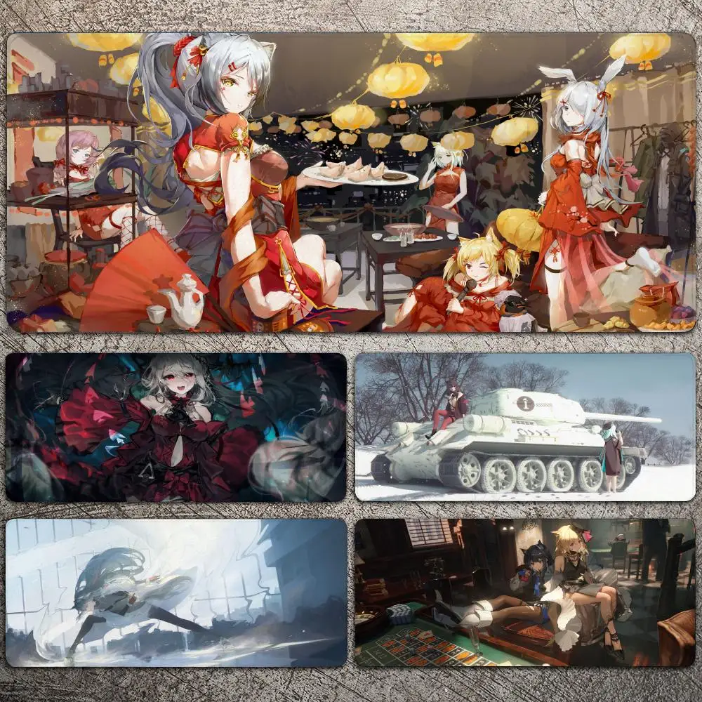 

Game Arknights Anime Girl Mousepad Large Gaming Mouse Pad LockEdge Thickened Computer Keyboard Table Desk Mat