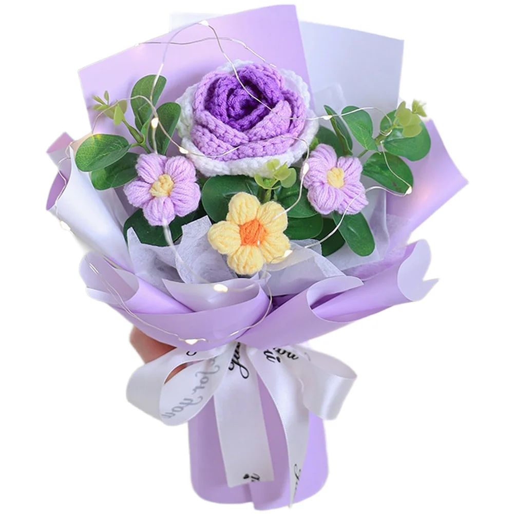 Hand-woven Bouquets Perfect As Graduation Gifts For Women / For Various Holidays Artificial Flower Bouquet For Wedding