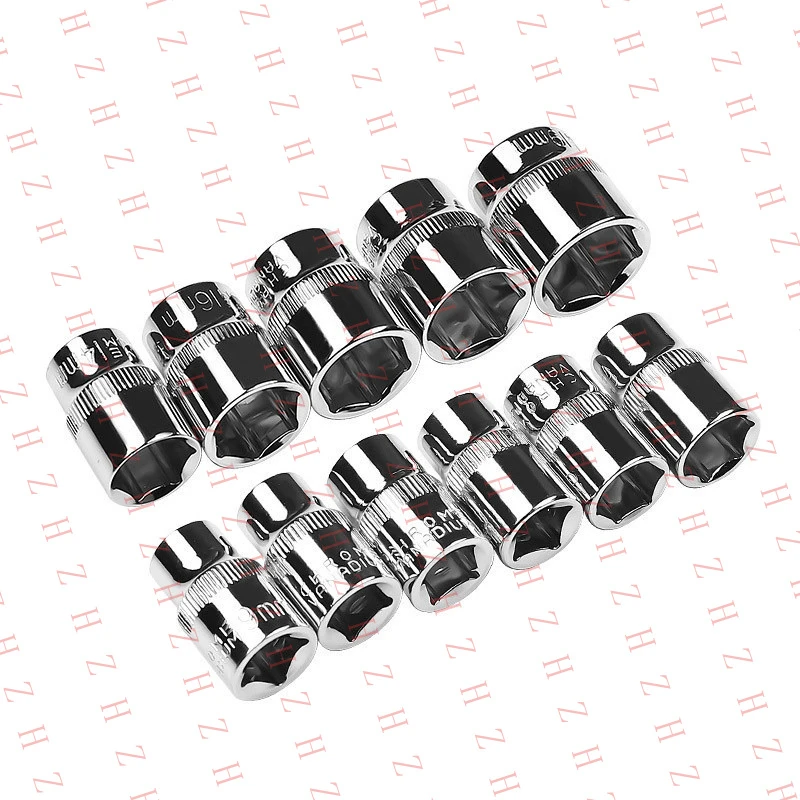 U+ Portable Steel Socket for 3/8 inch Wrench Sturdy Repair Tools 8mm 19mm （Minimum order 10 pieces）