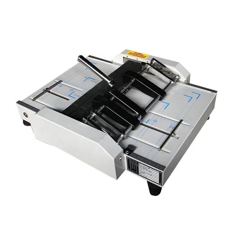 Machine Manual Folding Machine ZY-2 A3 Size Paper Book Desktop Stapler And Folder Stapling Folding Booklet