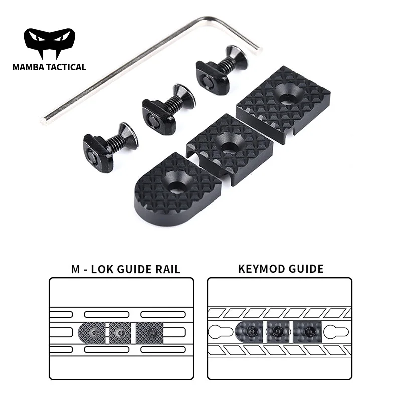 DullM-LOK KeyHapppressure Sub switch guide câble pour mfemale M300 lampe de poche PEQ15 DBAL laser lumière interrupteur fente fusil de chasse