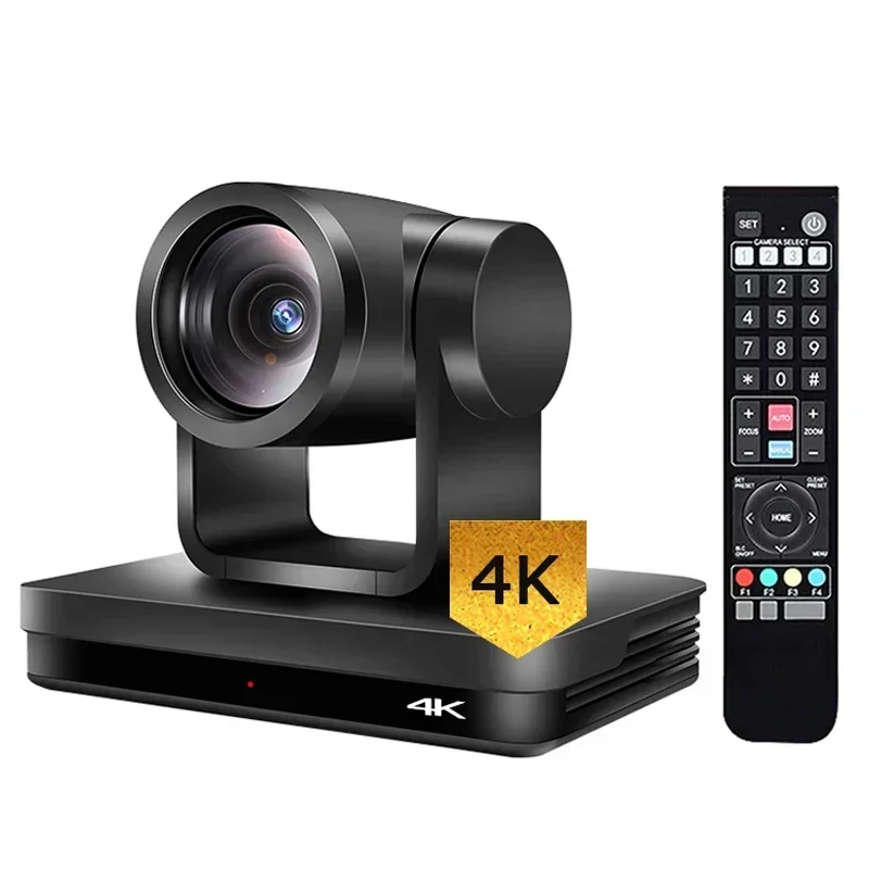 Runpu L40 4K60 بروتوكول شبكة متعددة 60 إطارًا في الثانية Ptz كاميرا مؤتمرات الفيديو 12X عدسة زووم بصري كاميرا فائقة الدقة 4K PTZ