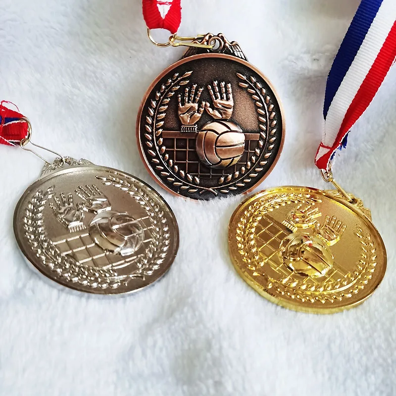 Volleyball Medals  Gold Color Medal and Silver Color Medal and   Branze  Color Medal