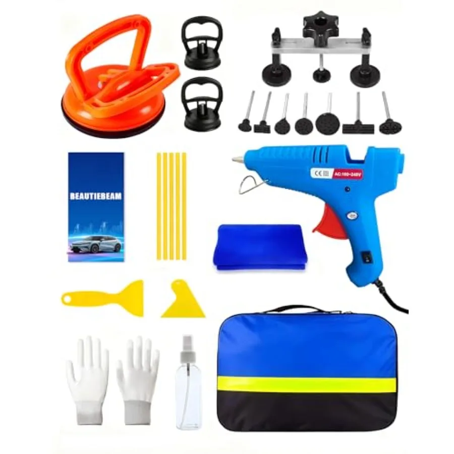 

Dent Puller Kit, Paintless Dent Repair Kit for Dent Removal with Bridge Puller, Car Dent Repair Kit, Small Dent Puller Kit for
