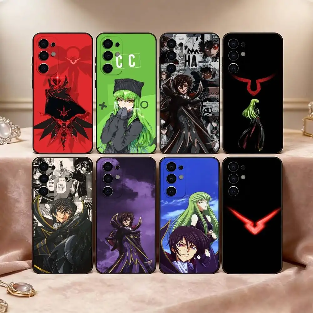 C-Code G-Geass-s Phone Case For Samsung S25,S24,S21,S22,S23,S30,Ultra,S20,Plus,Fe,Soft Silicone Black Cover