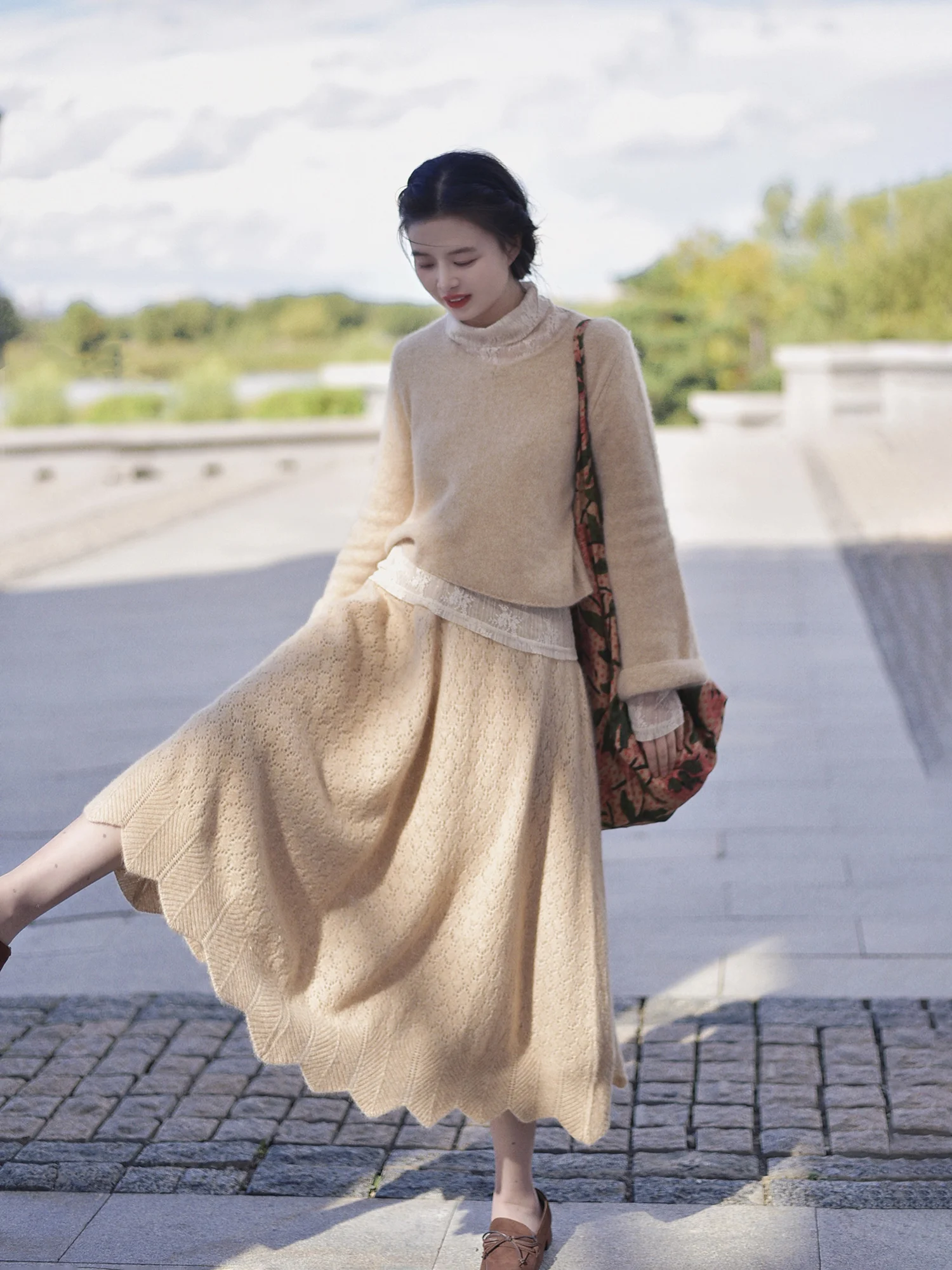 

Мягкий, приятный к телу комплект из чистой шерсти: новый свитер WANTING Late Falling Leaves Menger, осенняя коллекция Gentleman Sle