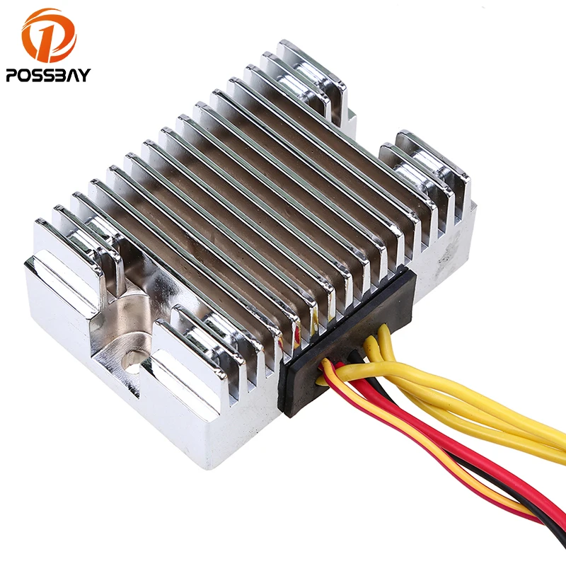 

Металлический регулятор напряжения POSSBAY для мотоцикла Polaris Land 4, Алюминиевый Регулятор Напряжения