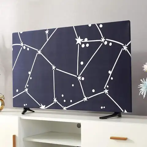 TV 후드 방진 커버 타월, 가정용 걸이식 LCD TV 커버, 범용 커버, 32 인치, 43 인치, 45 인치, 65 인치