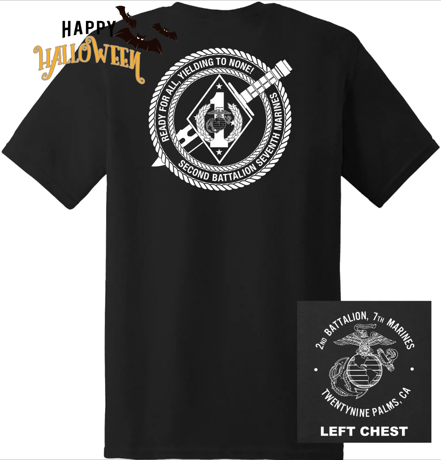 2nd Battalion 7th Marine Regiment. US Marine Corps T-Shirt 100% Cotton O-Neck Short Sleeve Summer Casual Mens T-shirt Size S-3XL