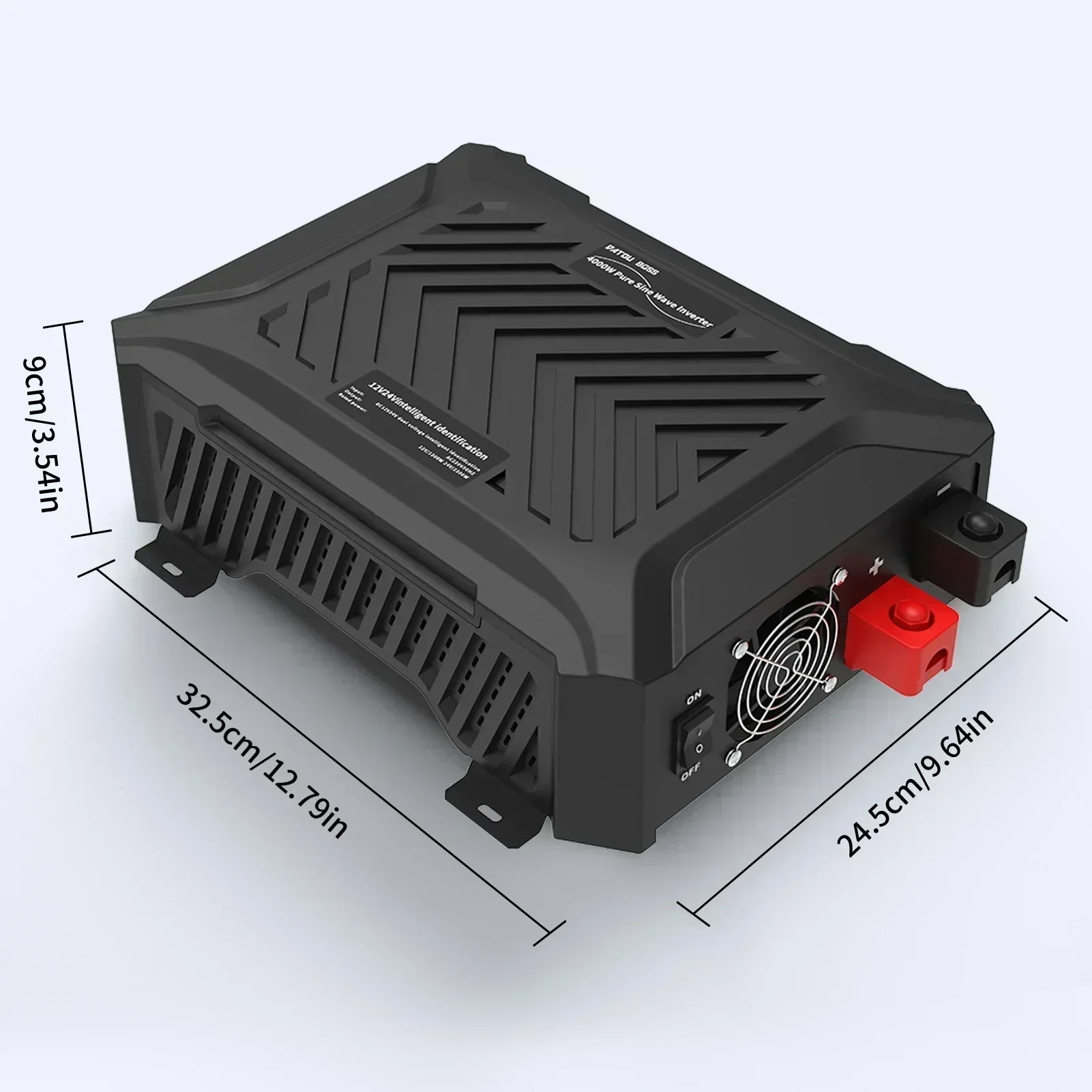 다투 보스 순수 정현파 인버터 12V 24V 1200W 2300W 이중 전압 지원 DC A... - 2