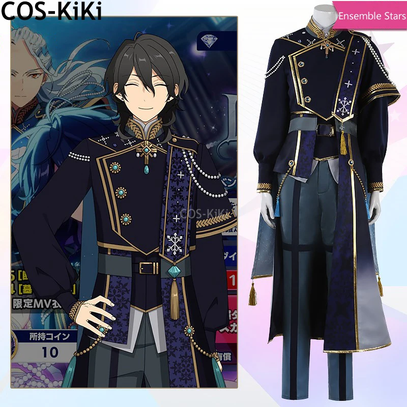 COS-KiKi 앙상블 스타 2 라 모트 란 나기사, 아야세 마요이, 사쿠마 리츠, 사쿠마 레이, 오카와 고하쿠 게임 세트 유니폼, 코스프레 코스튬