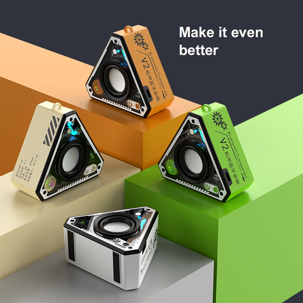 

Красочная беспроводная Bluetooth-колонка, легкая и портативная с 3-мя технологиями Bluetooth на открытом воздухе