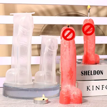 DIY 아로마 테라피 양초 석고 장식품에 대 한 3D 딕 실리콘 양초 금형 비누 에폭시 수지 금형 수공예품 만들기 도구